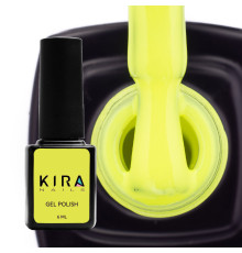 Гель-лак Kira Nails №138 жовтий емаль, 6 мл