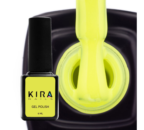 Гель-лак Kira Nails №138 желтый эмаль, 6 мл