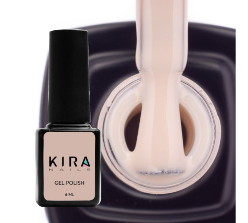 Гель-лак Kira Nails №139 бежевий емаль, 6 мл
