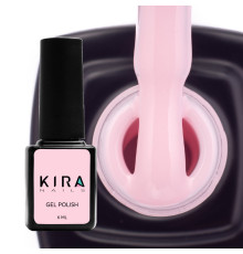 Гель-лак Kira Nails №140 нежно-розовая эмаль, 6 мл