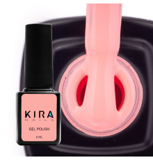 Гель-лак Kira Nails №141 бежево-розовая эмаль, 6 мл