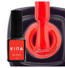 Гель-лак Kira Nails №143 темно-морковная эмаль, 6 мл
