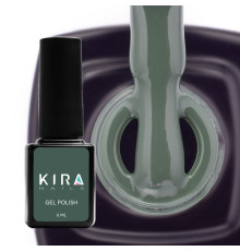 Гель-лак Kira Nails №147 темний мох емаль, 6 мл