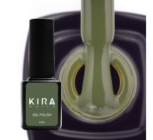 Гель-лак Kira Nails №148 темно-зелений емаль, 6 мл