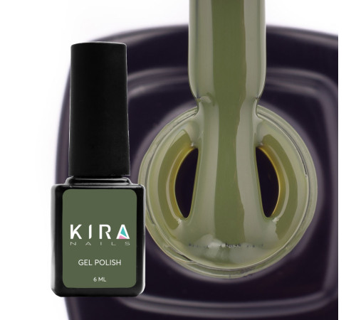 Гель-лак Kira Nails №148 темно-зеленый эмаль, 6 мл