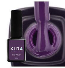 Гель-лак Kira Nails №149 темно-фіолетовий емаль, 6 мл