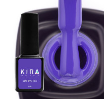 Гель-лак Kira Nails №156 яскраво-синій емаль, 6 мл