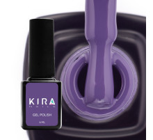 Гель-лак Kira Nails №158 приглушений синій емаль, 6 мл