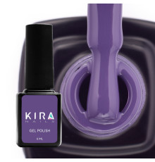 Гель-лак Kira Nails №158 приглушений синій емаль, 6 мл