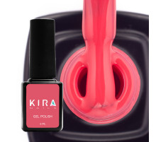 Gel polish Kira Nails #163 red rose enamel, 6 ml