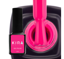 Гель-лак Kira Nails №165 фуксія емаль, 6 мл