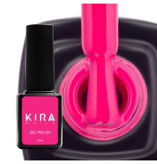 Gel polish Kira Nails #165 fuchsia enamel, 6 ml