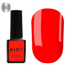 Kira Nails Gel Polish No. 166 HEMA/TPO free, spicy red enamel, 6 ml