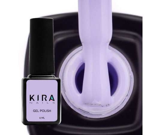Гель-лак Kira Nails №167 лавандова ніжність емаль, 6 мл