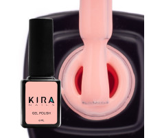 Гель-лак Kira Nails №169 персиковий фатин емаль, 6 мл