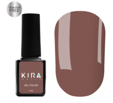 Kira Nails Gel Polish No. 170 HEMA/TPO free, milk chocolate enamel, 6 ml