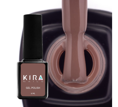 Гель-лак Kira Nails №170 молочний шоколад емаль, 6 мл