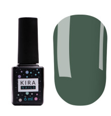 Гель-лак Kira Nails №171 спокойный зеленый эмаль, 6 мл