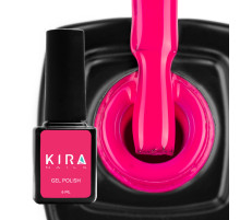 Гель-лак Kira Nails №174 неонова фуксія, 6 мл