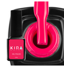 Гель-лак Kira Nails №175, полуничний сорбет, емаль, 6 мл