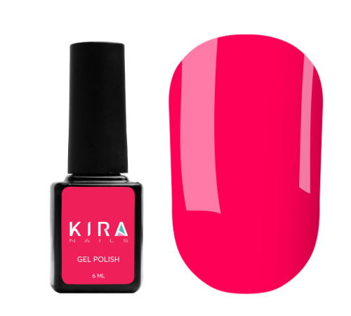 Гель-лак Kira Nails №175, клубничный сорбет, эмаль, 6 мл