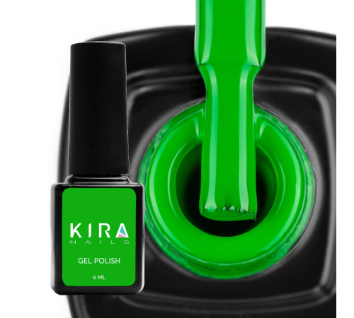 Гель-лак Kira Nails №181 трав`яний зелений, 6 мл