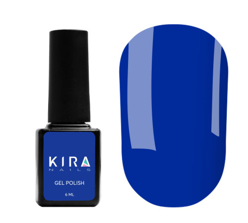 Gel polish Kira Nails #189 electric blue, 6 ml