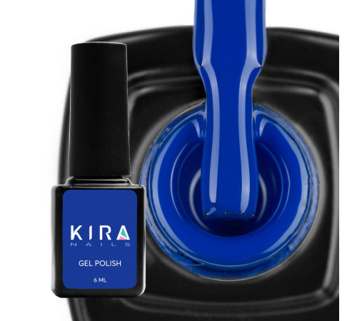 Gel polish Kira Nails #189 electric blue, 6 ml