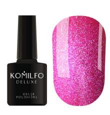 Gel polish Komilfo 9D Cat eye Pink, cat eye, raspberry, 8 ml