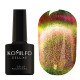 Gel polish Komilfo 9D Cat No. 02 cat`s eye, orange pearl, 8 ml