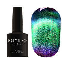 Gel polish Komilfo 9D Cat No. 05 cat`s eye, blue, 8 ml