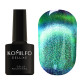 Gel polish Komilfo 9D Cat No. 06 cat`s eye, green, 8 ml