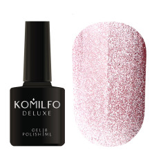 Gel polish Komilfo 9D Cat`s eye Nude №02 cat`s eye, pink, 8 ml
