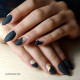 Gel polish Komilfo Deluxe Series No. D001 black enamel, 15 ml