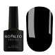 Gel polish Komilfo Deluxe Series No. D001 black enamel, 8 ml