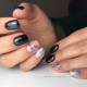 Gel polish Komilfo Deluxe Series No. D001 black enamel, 8 ml