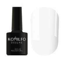 Гель-лак Komilfo Deluxe Series №D003 білий емаль, 8 мл