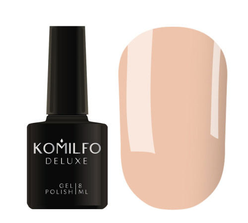 Гель-лак Komilfo Deluxe Series №D011 світло-карамельний емаль, 8 мл