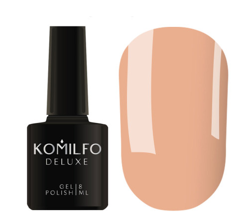 Гель-лак Komilfo Deluxe Series №D013 бежево-карамельний емаль, 8 мл