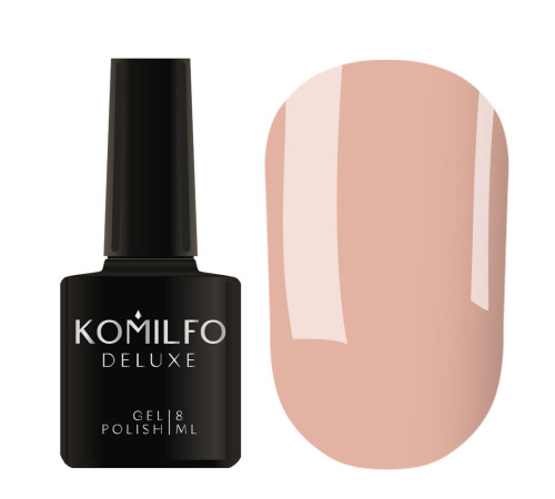 Гель-лак Komilfo Deluxe Series №D015 темно-карамельний емаль, 8 мл