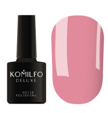 Гель-лак Komilfo Deluxe Series №D020 насичений рожевий емаль, 8 мл