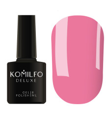 Гель-лак Komilfo Deluxe Series №D021 ніжно-рожевий емаль, 8 мл