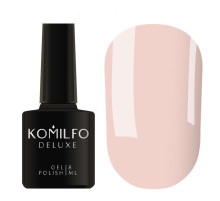 Gel polish Komilfo Deluxe Series No. D026 light cream-beige-pink enamel, 8 ml
