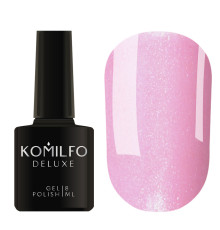 Гель-лак Komilfo Deluxe Series №D029 рожевий з шимером, 8 мл
