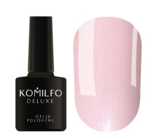 Гель-лак Komilfo Deluxe Series №D030 світлий рожево-бежевий з шимером, 8 мл