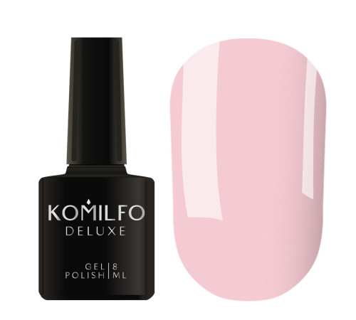 Гель-лак Komilfo Deluxe Series №D031 кремово-ліловий емаль, 8 мл