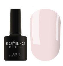 Гель-лак Komilfo Deluxe Series №D034 светло-лиловая эмаль, 8 мл