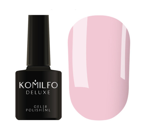 Гель-лак Komilfo Deluxe Series №D037 приглушенний розовувато-ліловий емаль, 8 мл