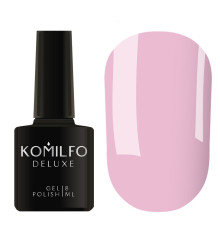 Гель-лак Komilfo Deluxe Series №D038 яскравий лавандово-рожевий емаль, 8 мл