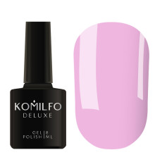 Гель-лак Komilfo Deluxe Series №D039 приглушений рожево-ліловий емаль, 8 мл